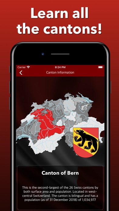 Swiss Cantons: Maps & Capitals Screenshot