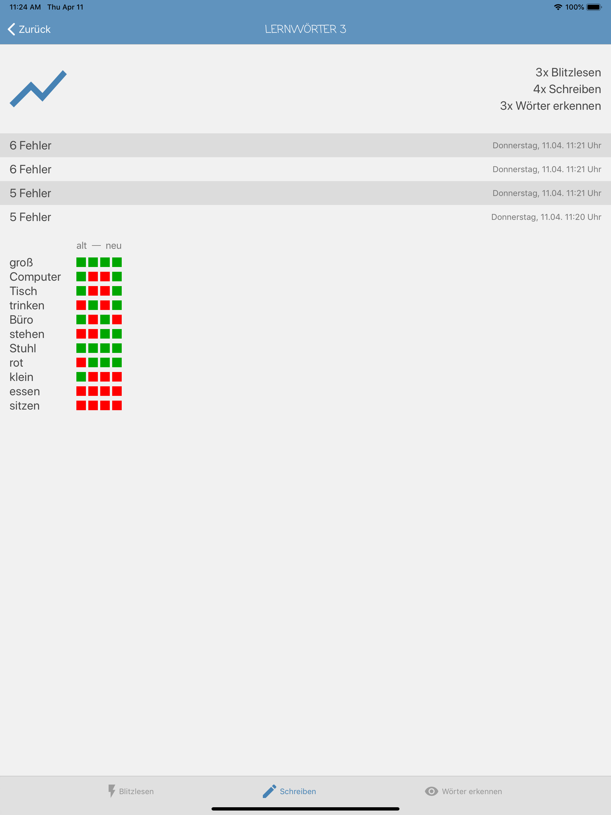 Grundschule: Lernwörter screenshot 15