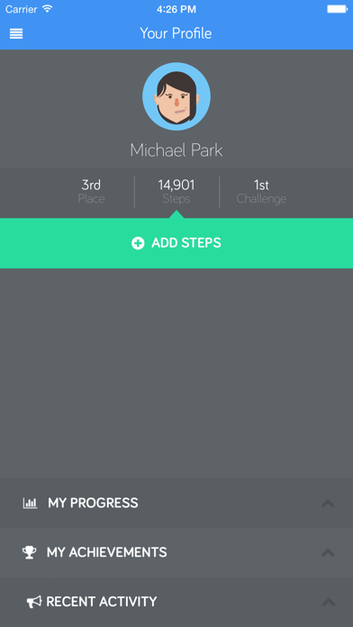 Screenshot #1 pour Active Staff Walking Challenge