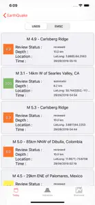 EarthQuakes Map & Volcanoes screenshot #6 for iPhone