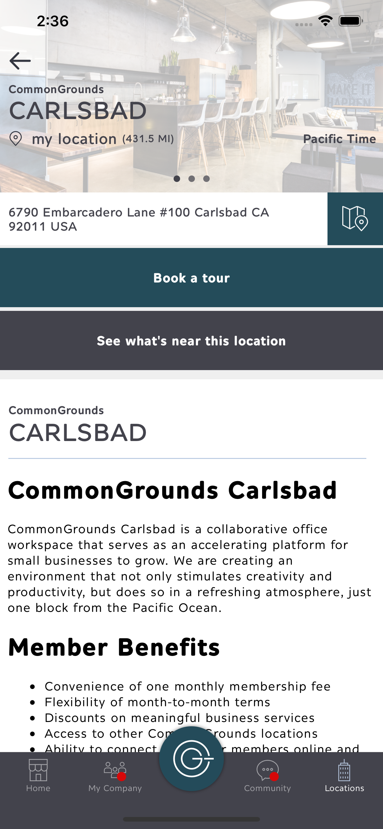 CommonGrounds Workplace