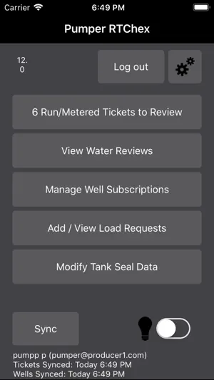 Pumper RtChex screenshot 2