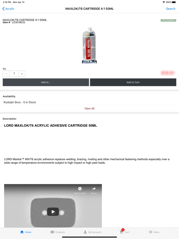 Rudolph Bros. & Co. iPad screenshot 3 - Business app