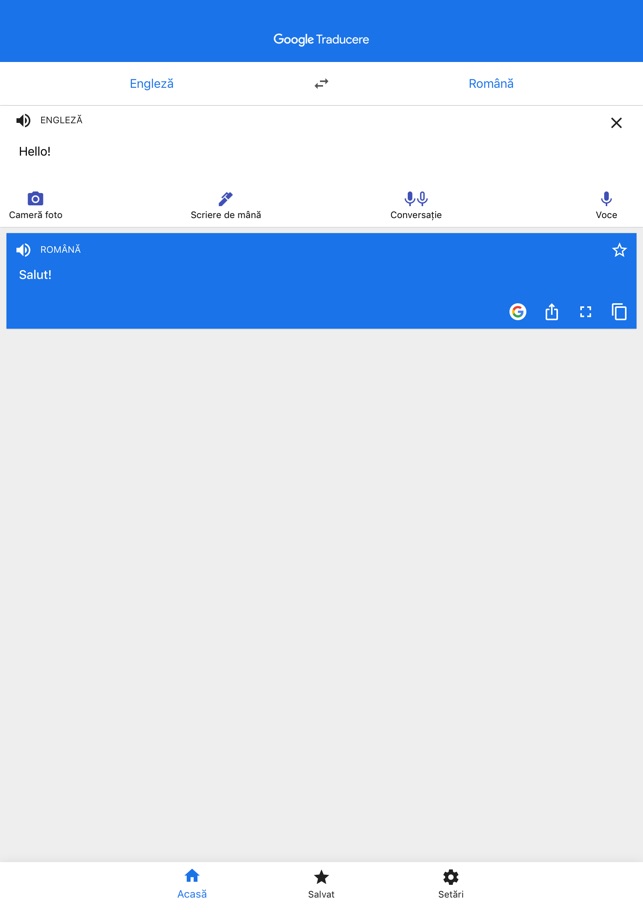 Google Traducere In App Store