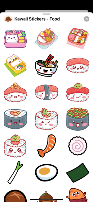 Kawaii Stickers - Food