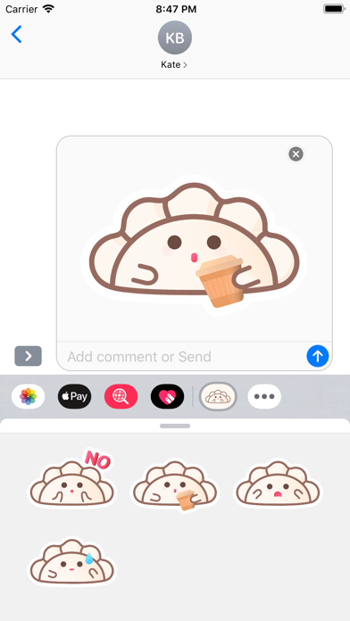 Screenshot #2 pour Dory - Dumpling Stickers