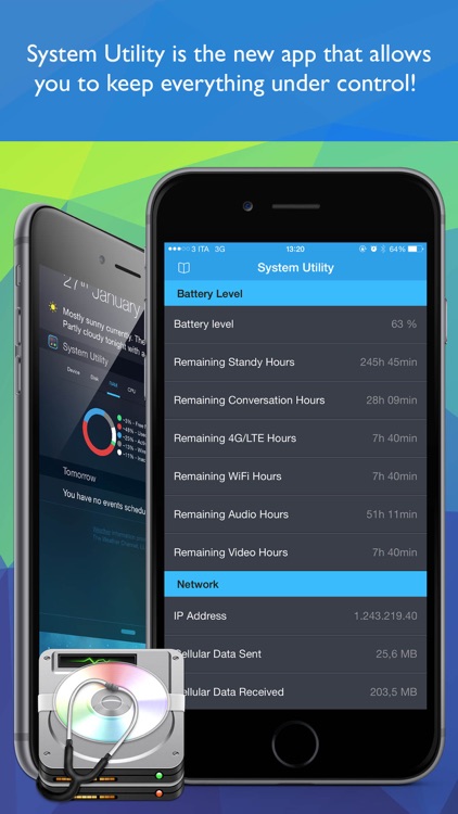 System utility! monitor status