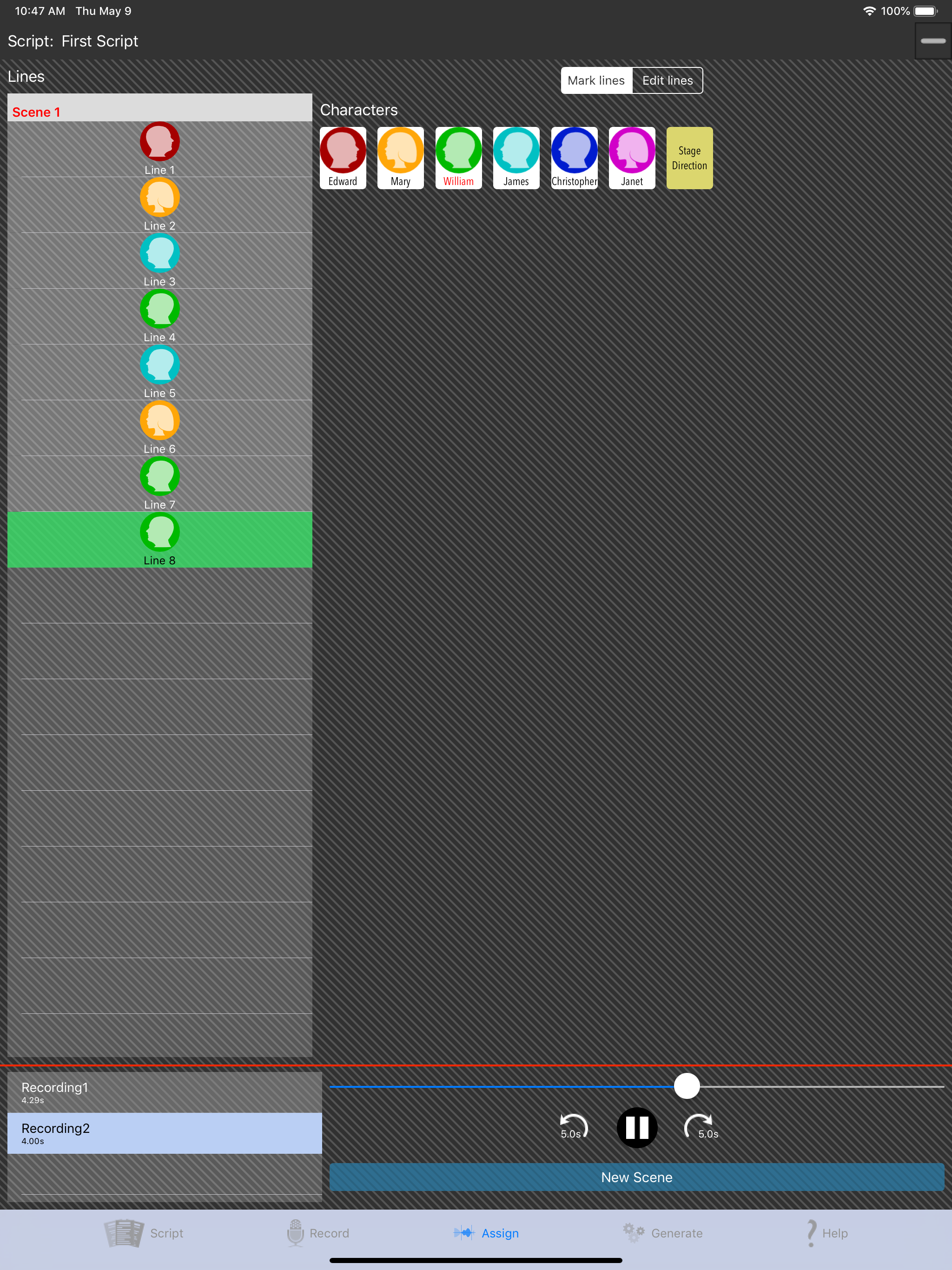 ScriptRecorder for LineLearner screenshot 10