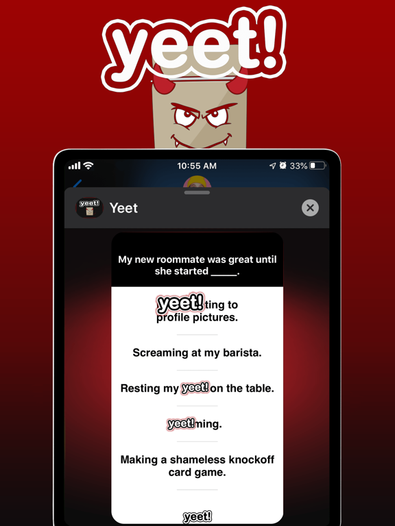 Screenshot #5 pour Yeet - Evil Cards