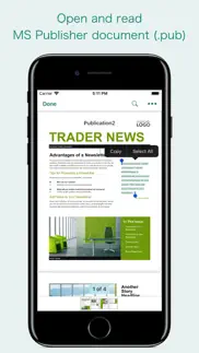 pub reader - for ms publisher iphone screenshot 1