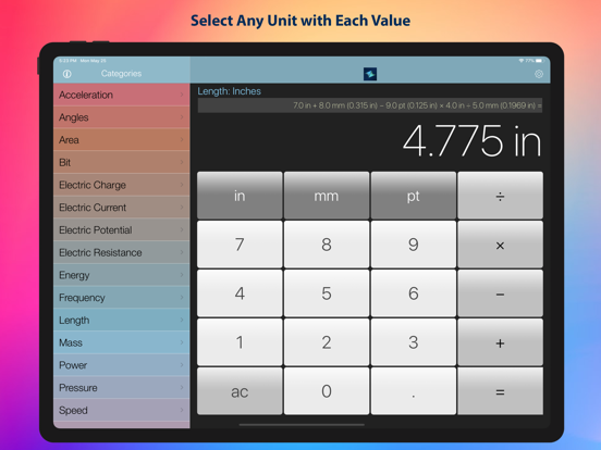 Screenshot #4 pour Measurement Calc