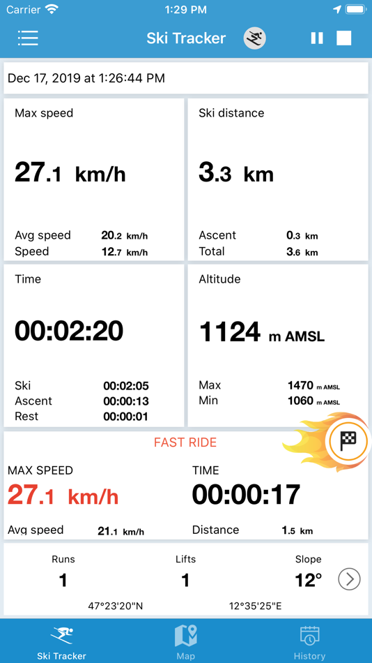 EXA Ski Tracker - 2.3 - (iOS)
