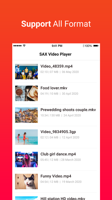 SAX Video Player - All Format screenshot 4