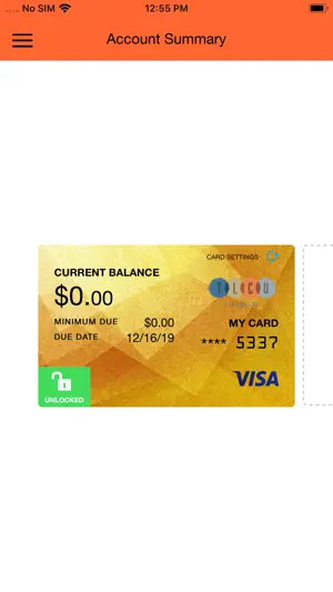 TLCU Visa screenshot 2