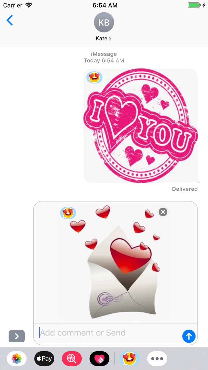 Love Emoji Stickers