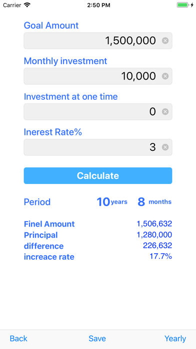 Screenshot #3 pour Compound  calculation