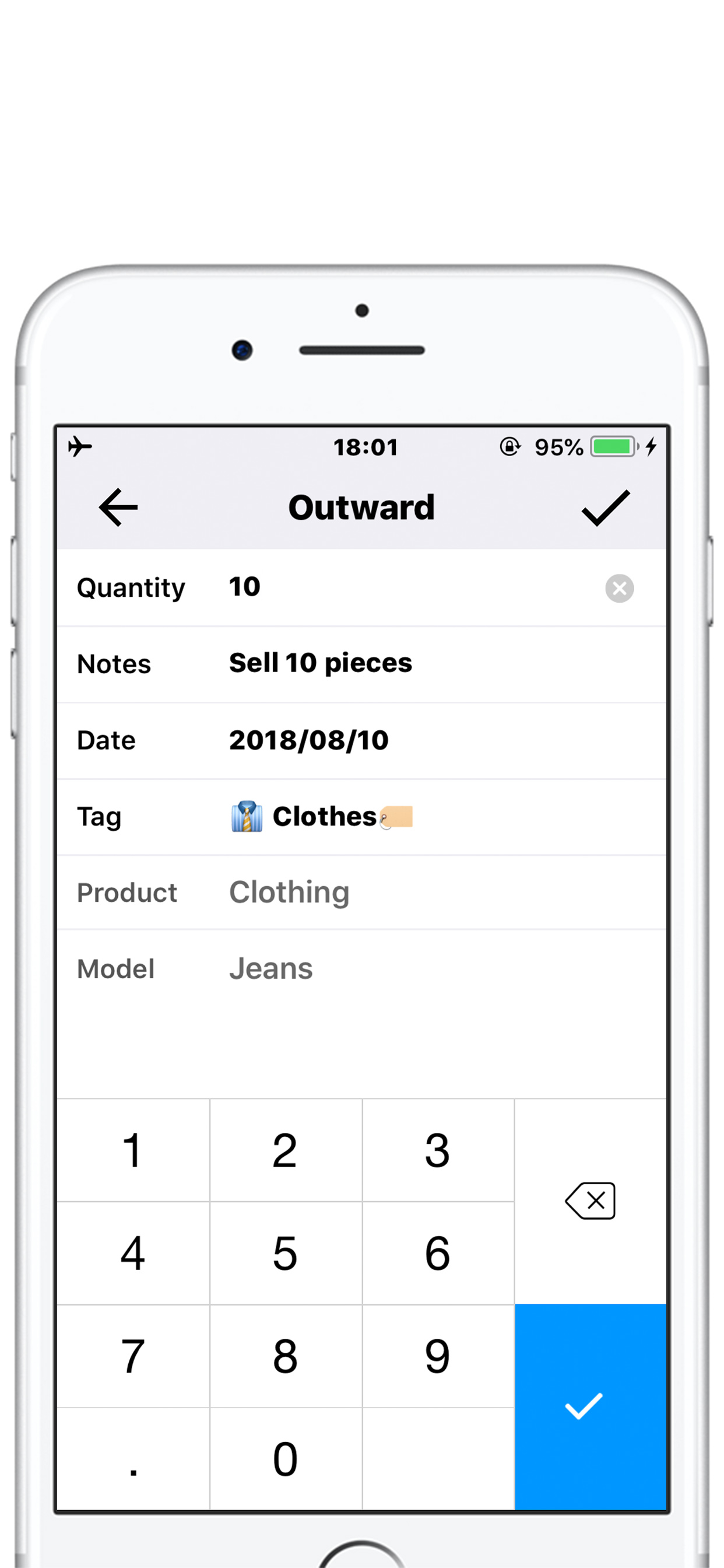 Inventory Manager-Control item