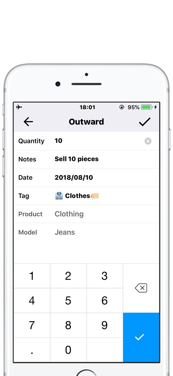 Inventory Manager-Control item