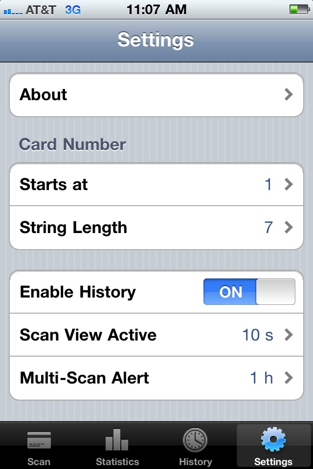 Scanner for Barcodes MagStripe screenshot 2