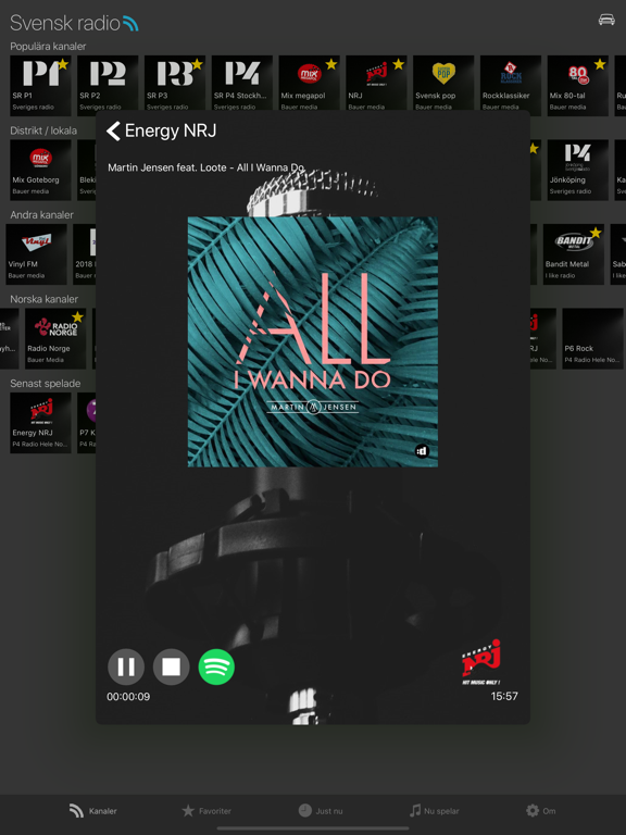 Screenshot #5 pour Svensk radio app
