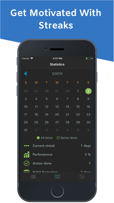 QuickHabits - Habit Tracker screenshot 2