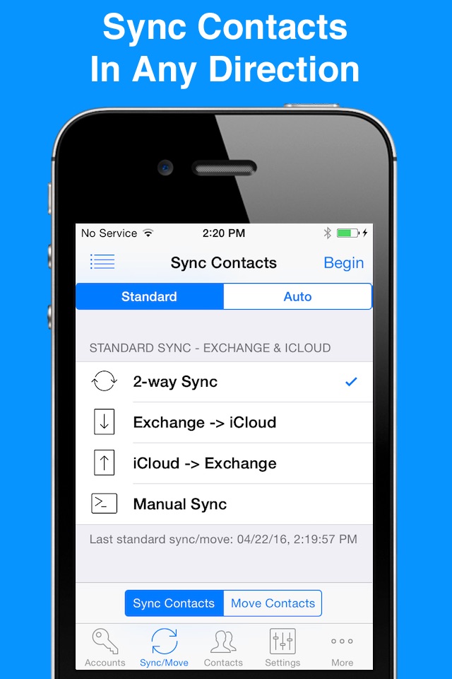 Contacts Mover Pro screenshot 2