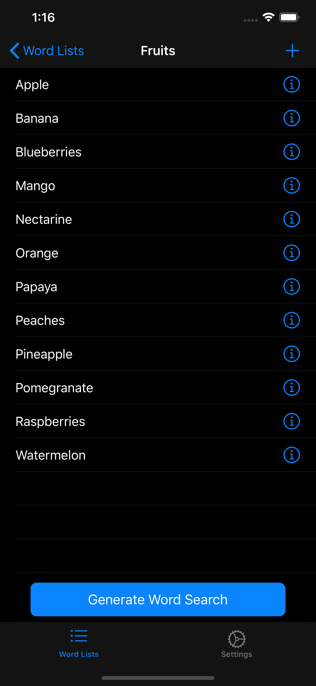 Word Search Gen
