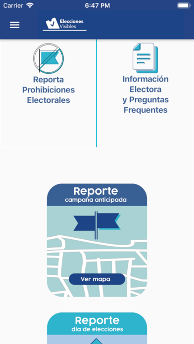 Elecciones Visibles Screenshot 2 - AppWisp.com