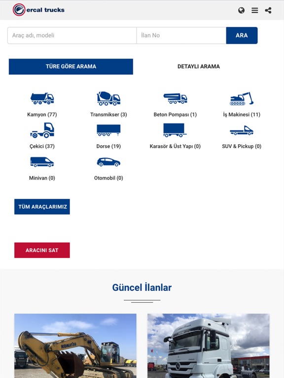 Screenshot #5 pour ErcalTrucks.com