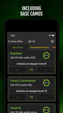 Game screenshot MWII Camo Tracker hack