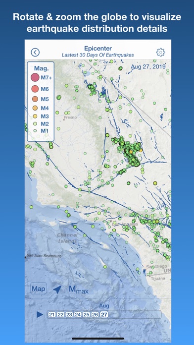 Epicenter - Global Earthquakes Screenshot