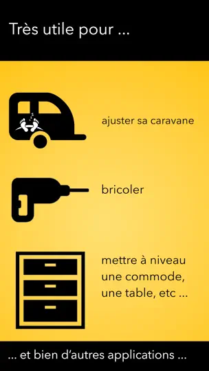 Capture d'écran de LevelAssist sur iPhone 3
