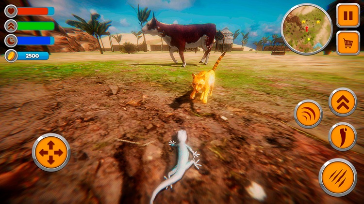 Lizard Life Survival Simulator