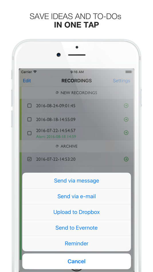 #3. Say&Go Voice Notes and Inbox (iOS) 由: Dawid Pietrala