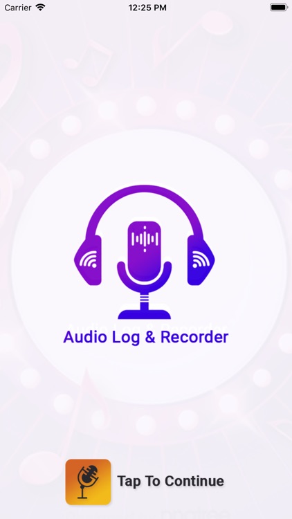 Audio log & recorder