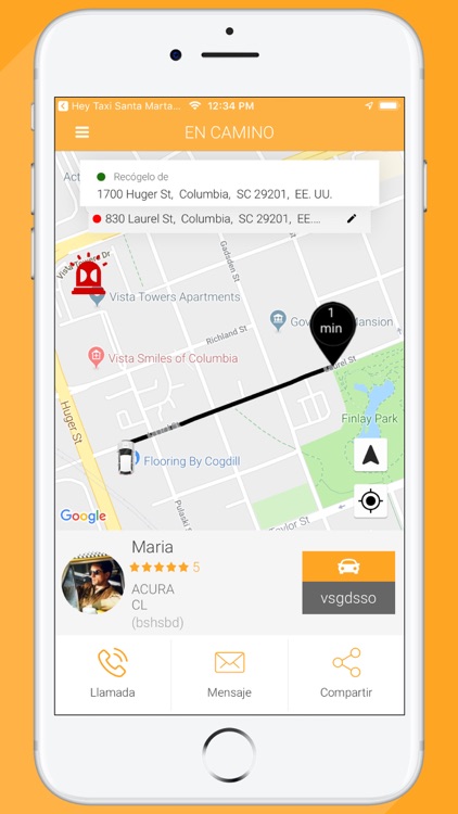 Hey Taxi Santa Marta Pasajero screenshot-5