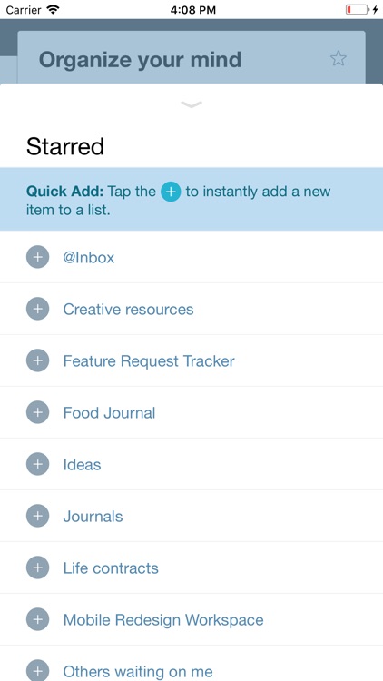 WorkFlowy: Note, List, Outline screenshot-4