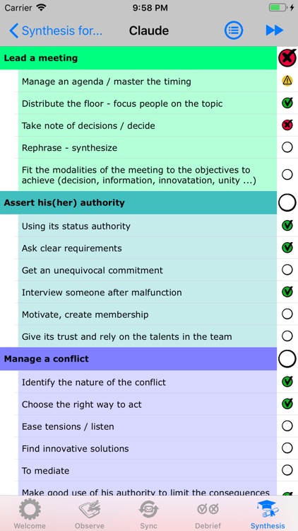Skill by Skill Evaluation Lite