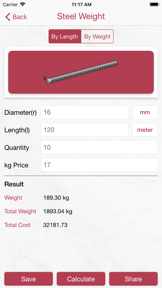 Concrete Calculator, Estimator screenshot