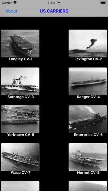 US Navy Aircraft Carriers