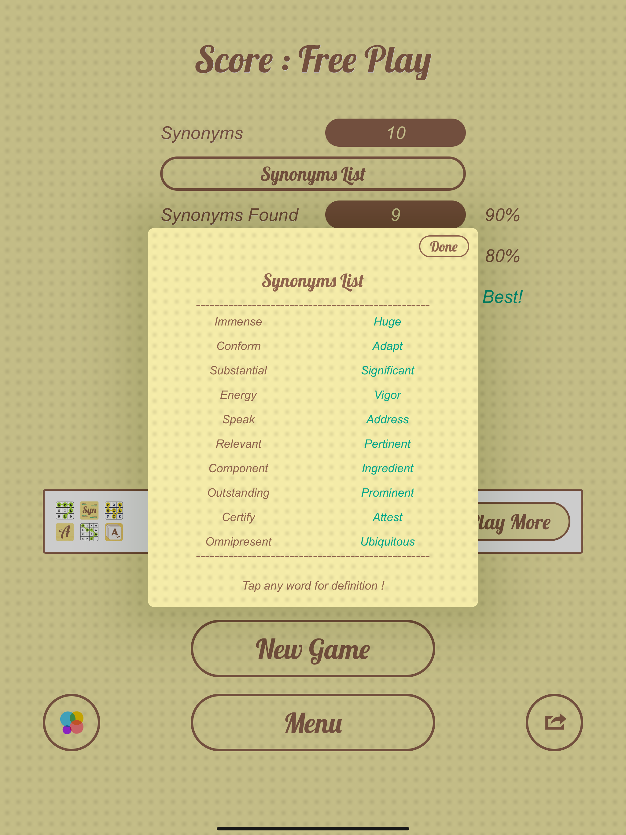 Synonyms Quiz screenshot 11