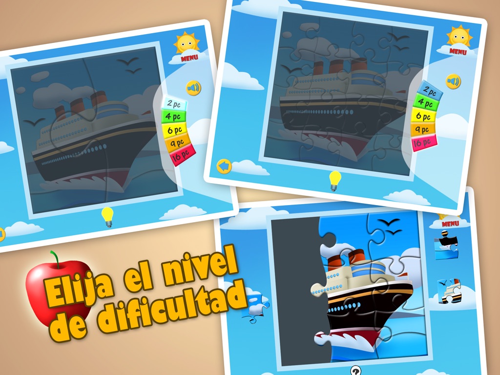 Transport Jigsaw Puzzles iPad screenshot 2