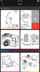 Carbo › Pencil Notes & Drawing screenshot