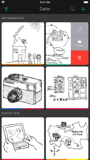 Carbo › Pencil Notes & Drawing screenshot 1