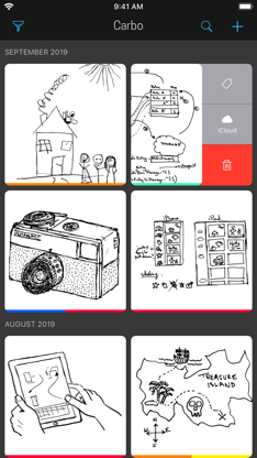 Carbo › Pencil Notes & Drawing screenshot 1