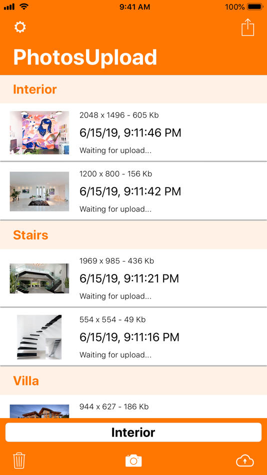 #1. PhotosUpload - FTP uploader (iOS) By: Cesare Forelli