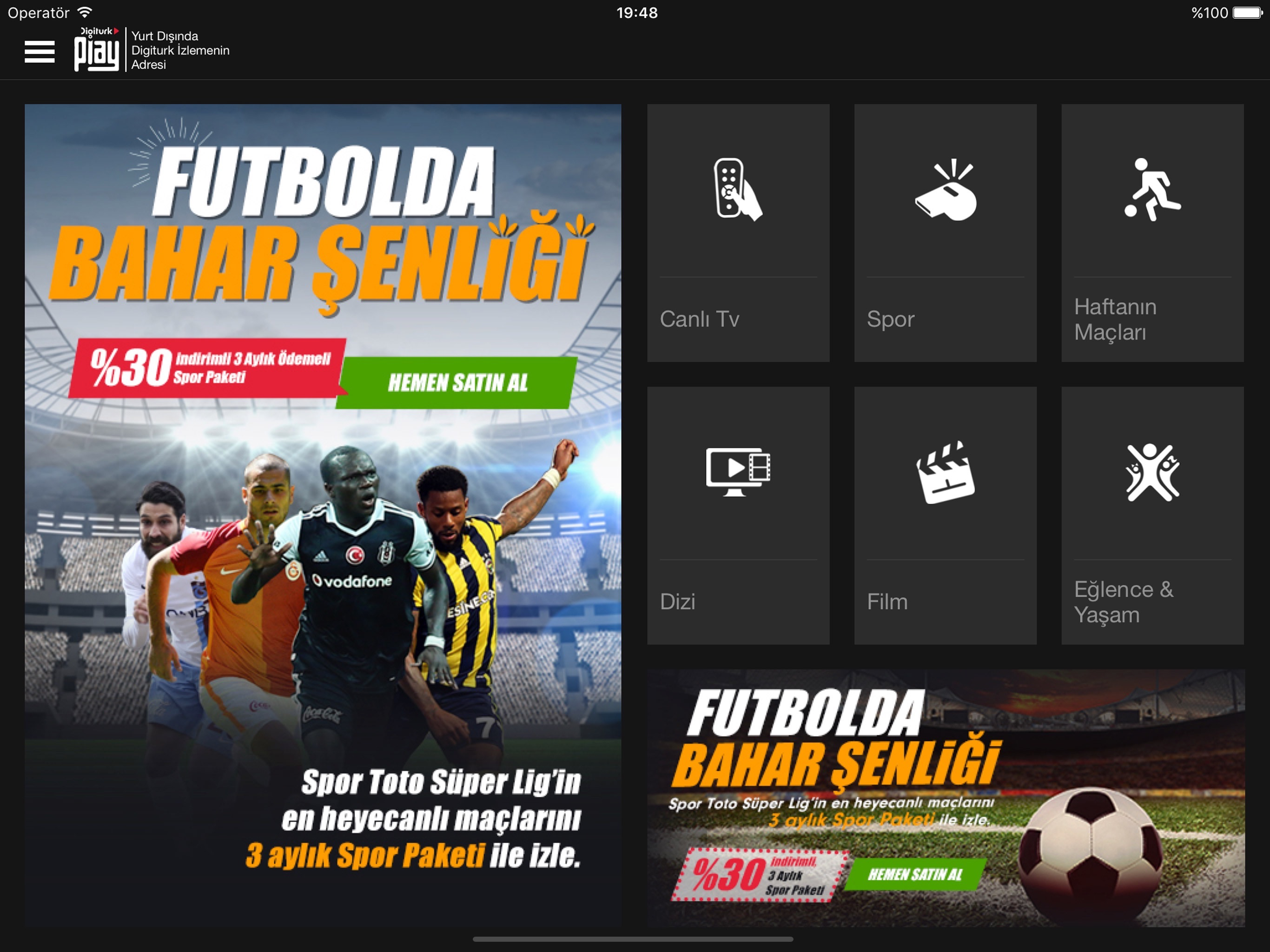 Digiturk Play Yurt Dışı