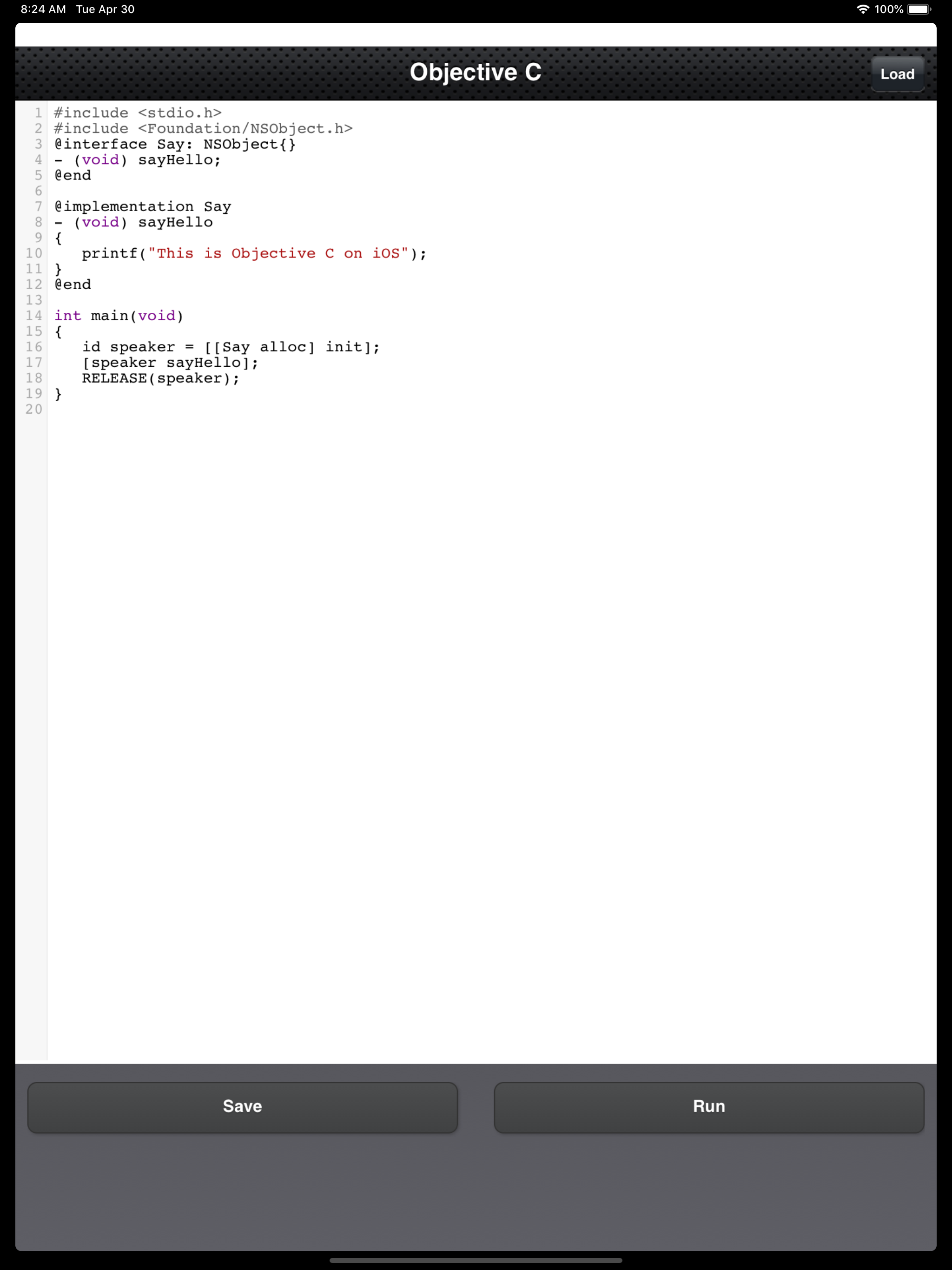 Objective C