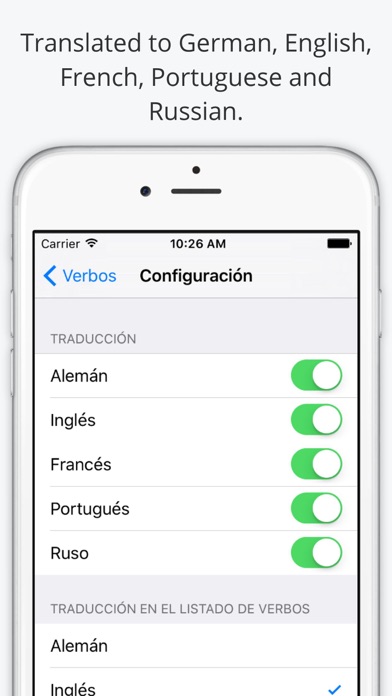 10000 Spanish Verbs Screenshot