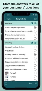 FAQ: Support Your Customers screenshot #2 for iPhone